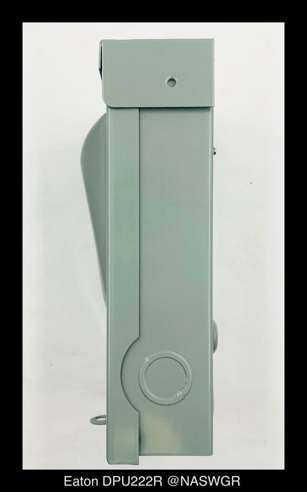 EATON DPU222R AIR CONDITIONER NON-FUSIBLE PULLOUT DISCONNECT - 60 AMPS