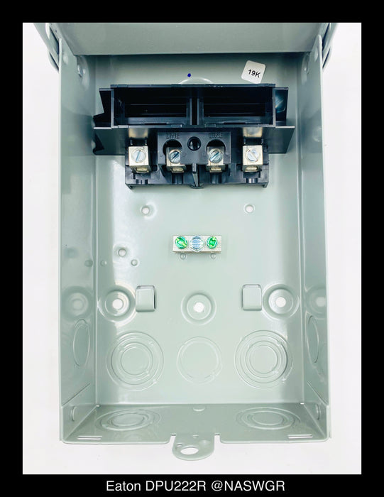 EATON DPU222R AIR CONDITIONER NON-FUSIBLE PULLOUT DISCONNECT - 60 AMPS