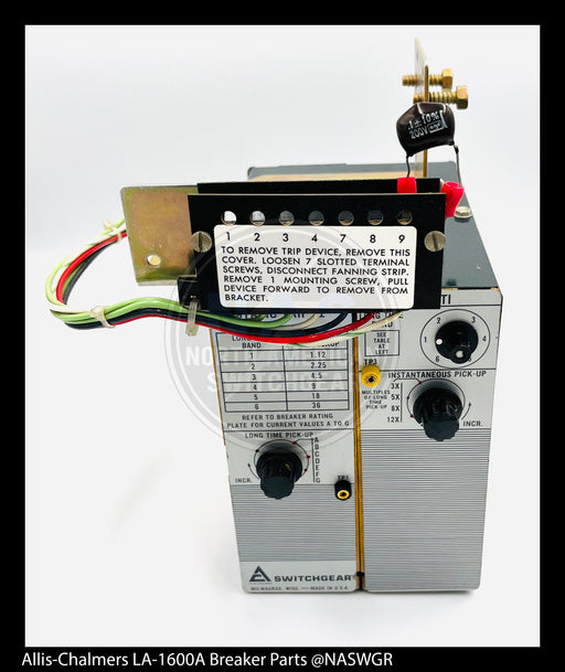 Allis-Chalmers LA-600A/LA-800A/LA-1600A Breaker Static Trip Group Type TI Static Trip - P/N: 18-468-194-501