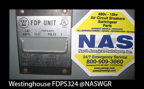 FDPS324 - Westinghouse FDPS324 Panelboard Switch 200 Amp