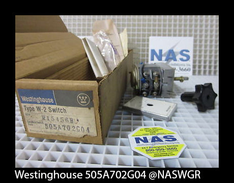 505A702G04 ~ Westinghouse 505A702G04 Type W-2 Switch