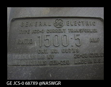 General Electric JCS-0 687X9 Current Transformer - 1500:5