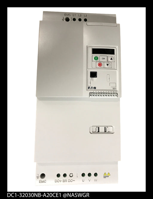 Eaton DC1-32030NB-A20CE1 ~ Eaton Power XL Variable Frequency Drive ~ Surplus