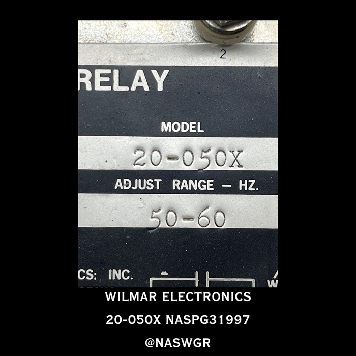 20-050X ~ Wilmar Electronics 20-050X Frequency Relay