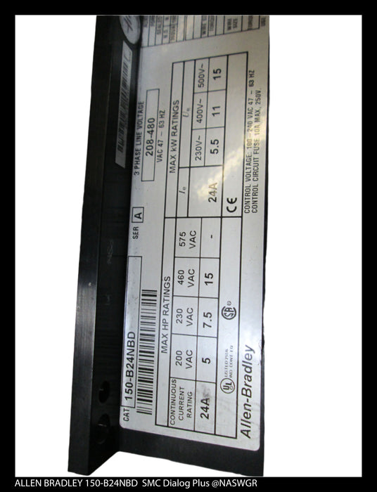 150-B24NBD , ALLEN BRADLEY 150-B24NBD Motor Controller ~ SMC Dialog Plus