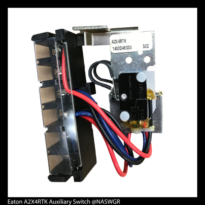 Eaton A2X4RTK Auxiliary Switch ~ 1493D48G03 ~ Unused Surplus