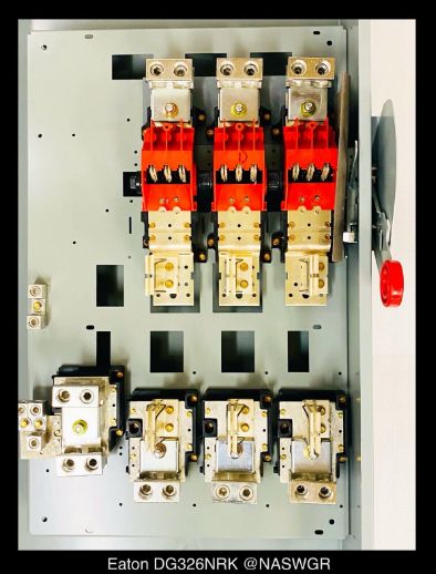 Eaton DG326NRK General Duty Safety Switch - 600A/240V/3P/N3R - Unused