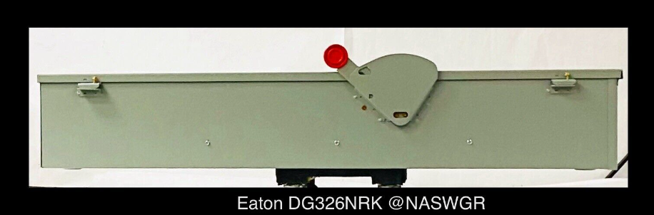 Eaton DG326NRK General Duty Safety Switch - 600A/240V/3P/N3R - Unused