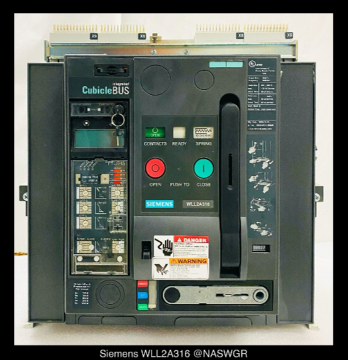 Siemens WL WLL2A316 Circuit Breaker (E/O,D/O) - 1600 Amp
