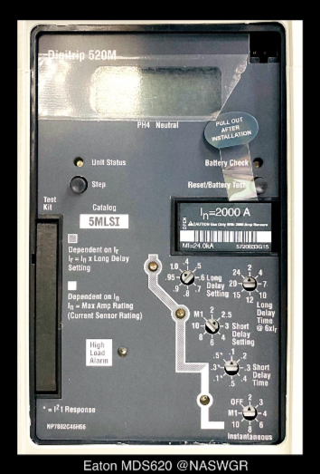 Eaton Magnum DS MDS620 Breaker (E/O,B/I) - 2000 Amp - Unused