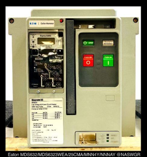 Eaton Magnum DS MDS632 Breaker (M/O,D/O) - 2500 Amp - Unused