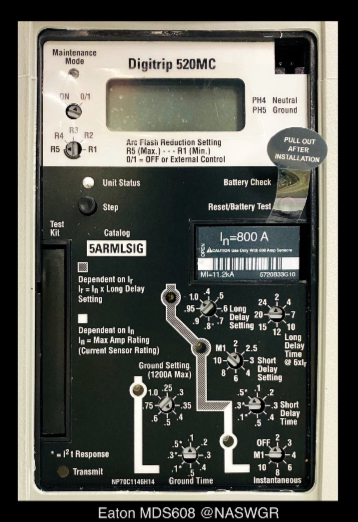 Eaton Magnum DS MDS608 Breaker (M/O,D/O) - 800 Amp - Unused
