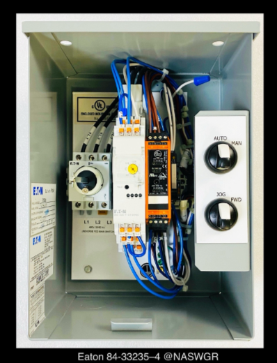 Eaton 84-33235-4 Enclosed Industrial Control Panel - 2.4A/480v/NEMA 1 - Unused