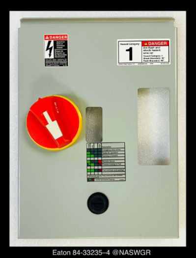 Eaton 84-33235-4 Enclosed Industrial Control Panel - 2.4A/480v/NEMA 1 - Unused