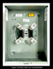 Eaton UTRS213AFLCH Meter Socket - 200A/600V/1P3W/4J/N3R - Unused