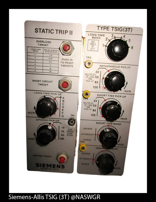 Siemens-Allis Static Trip II Type TSIG (3T)