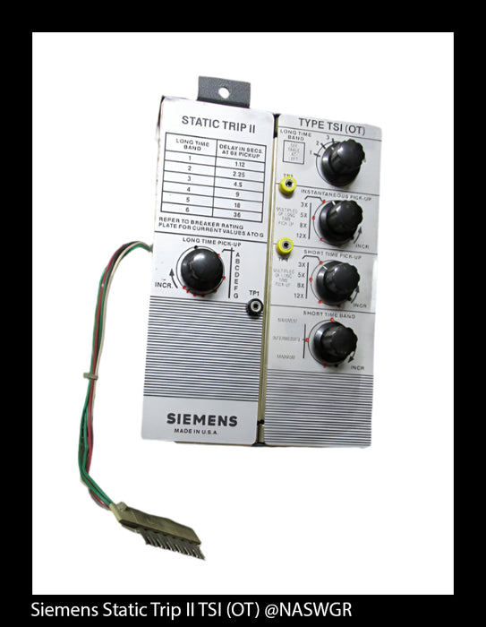 Siemens Static Trip II Type TSI (OT)