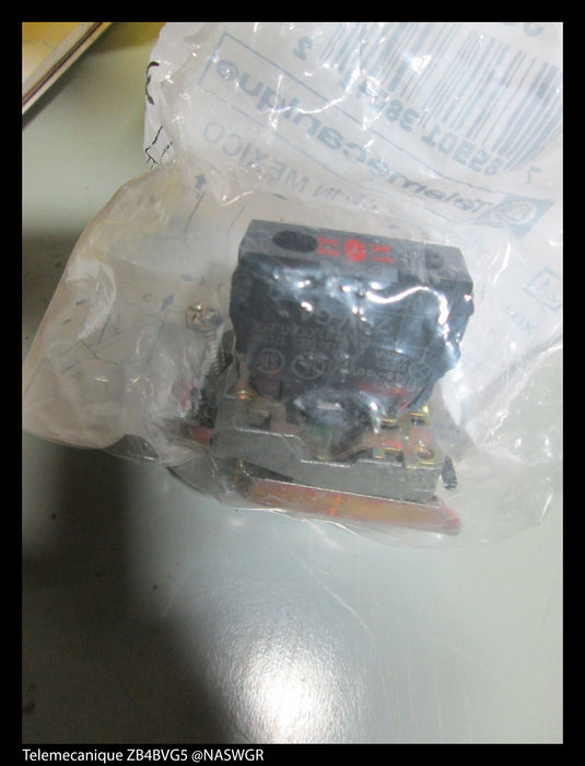 Telemecanique ZB4BVG5 Contact Block