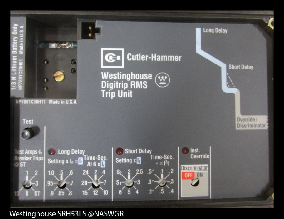 Westinghouse Digitrip RMS/R510 SRH53LS (B)