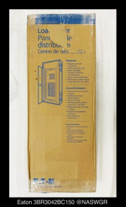 Eaton 3BR3042BC150 Main Breaker Loadcenter - 150A/240V/N1 - Unused