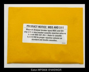Eaton Magnum PXR MPS608 Breaker (E/O,D/O) - 800 Amp - Unused