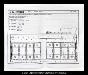 Eaton LN403HADNNNNNWC Magnum Universal Cassette - 1600-4000 Amp - Unused