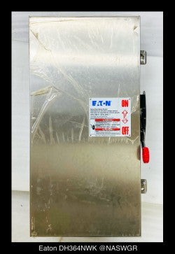 Eaton DH364NWK Heavy Duty Safety Switch - 200A/600V/3P4W/N12 - Unused