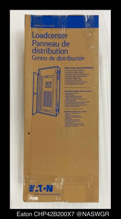 Eaton CHP42B200X7 CH Main Lug Loadcenter - 225A/240V/N1 - Unused