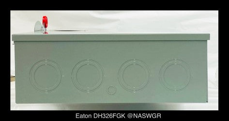 Eaton DH326FGK Heavy Duty Safety Switch - 600A/240V/3P3W/N1 - Unused