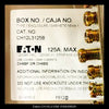 Eaton CH12L3125B CH Main Lug Loadcenter - 125A/240V/3P4W/N1 - Unused