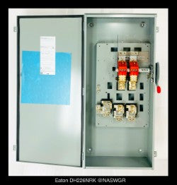 Eaton DH226NRK Heavy Duty Safety Switch - 600A/240V/2P3W/N3R - Unused