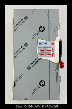 Eaton DH364UWK Heavy Duty Safety Switch - 200A/600V/3P/N4X - Unused
