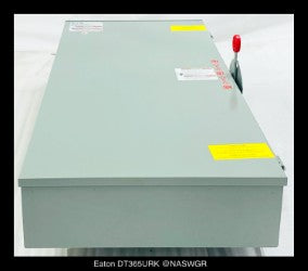 Eaton DT365URK Heavy Duty Safety Switch - 400A/600V/3P3W/N3R - Unused