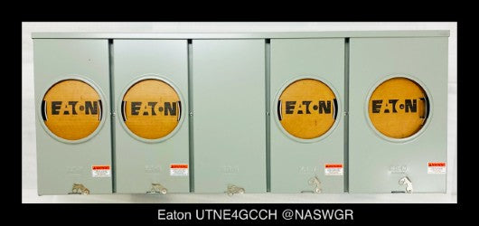 Eaton UTNE4GCCH Meter Socket 125A/600V/1P3W/N3R - Unused