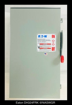 Eaton DH324FRK Heavy Duty Safety Switch - 200A/240V/3P/N3R - Unused/Warranty