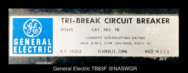GE Tri-Break TB83F Molded Case Circuit Breaker - 800 Amp - Tested/1Yr Warranty