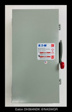 Eaton DH364NDK Heavy Duty Safety Switch - 200A/600V/3P4W/N12 - Unused