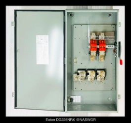 Eaton DG225NRK General Duty Safety Switch - 400A/240V/2P3W/N3R - Unused
