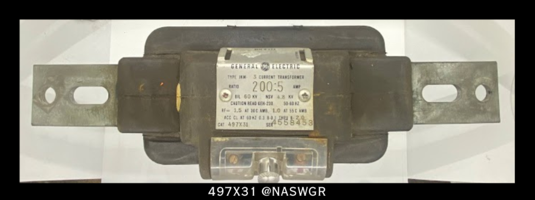 General Electric JKM-3, 497X31 Current Transformer - 200:5 Amp