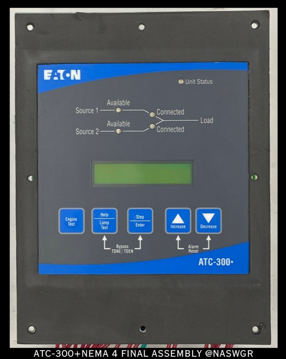 Atc 900 Eaton ATC-300+ Automatic Transfer Switch Controller - NEMA 4 — North ...