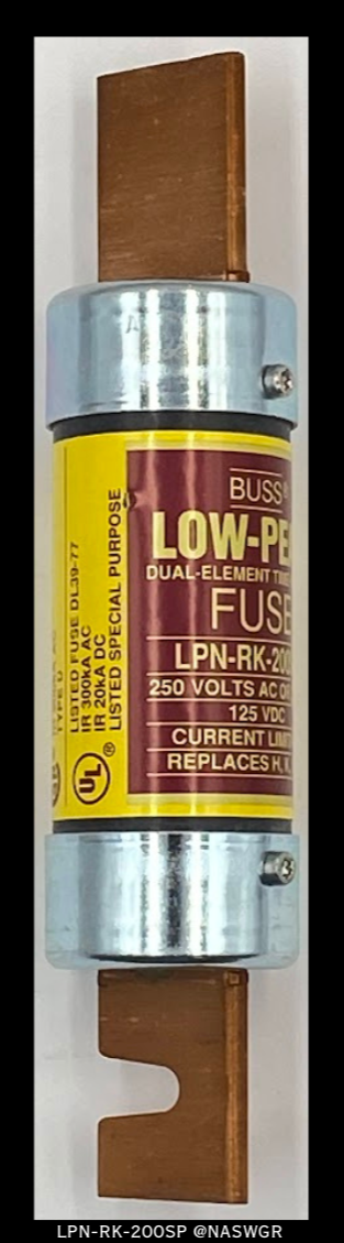 Cooper Bussman LPN-RK-200SP Fuse - 200A/250V - Unused