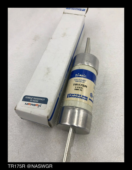 LOT OF 3 - Ferraz Shawmut Trionic Dual Element TR175R Fuse - Unused Surplus