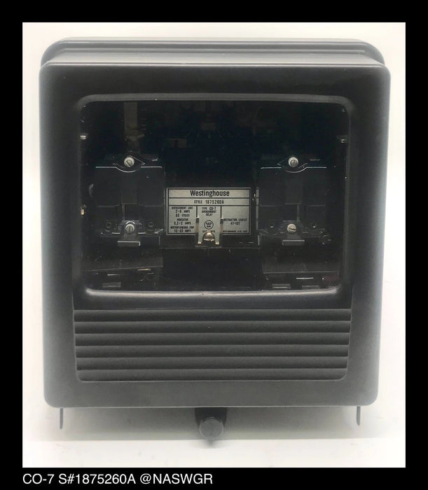 Westinghouse CO-7, 1875260A Overcurrent Relay - 2/6 Amp