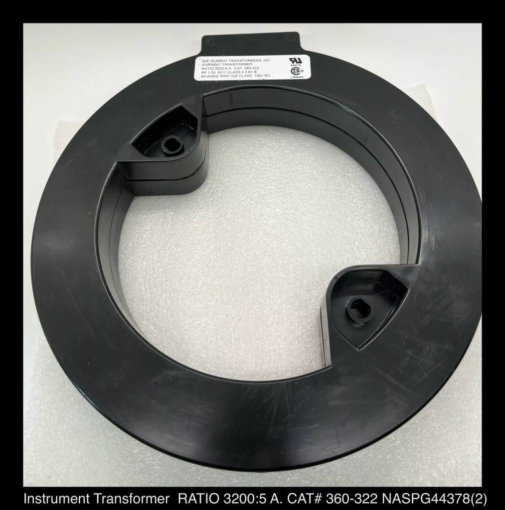 Instrument Transformers Inc. 360-322 Current Transformer 3200:5A Ratio 600V