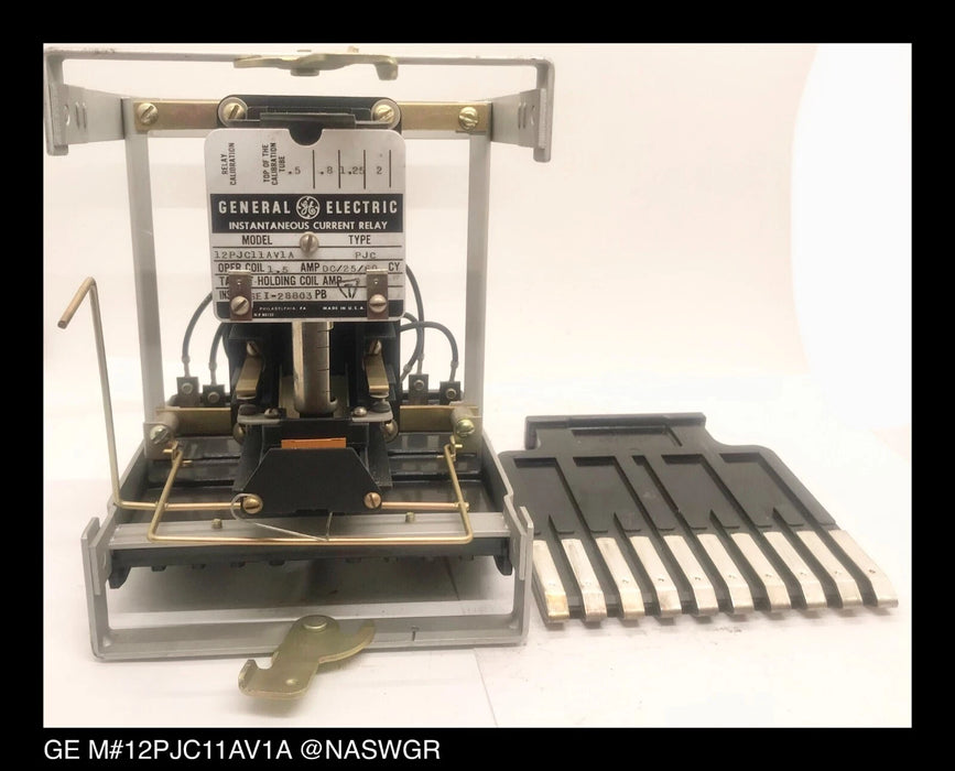 GE 12PJC11AV1A Instantaneous Overcurrent Relay - 1.5 Amp
