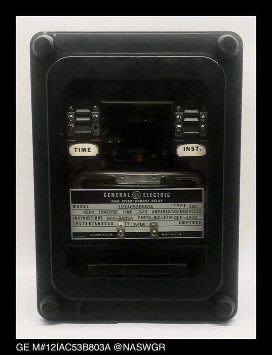 GE 12IAC51B18A Overcurrent Relay - 0.5/2 Amp