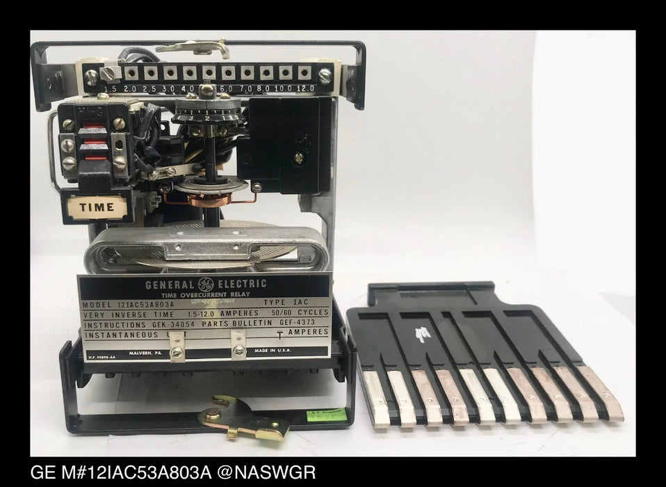 GE 12IAC53A803A Overcurrent Relay - 1.5-12 Amp