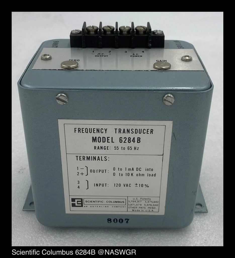 Scientific Columbus Model 6284B Frequency Transducer