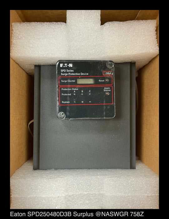 Eaton SPD250480D3B SPD Series Surge Protection Device (Display Only) 630-0025B