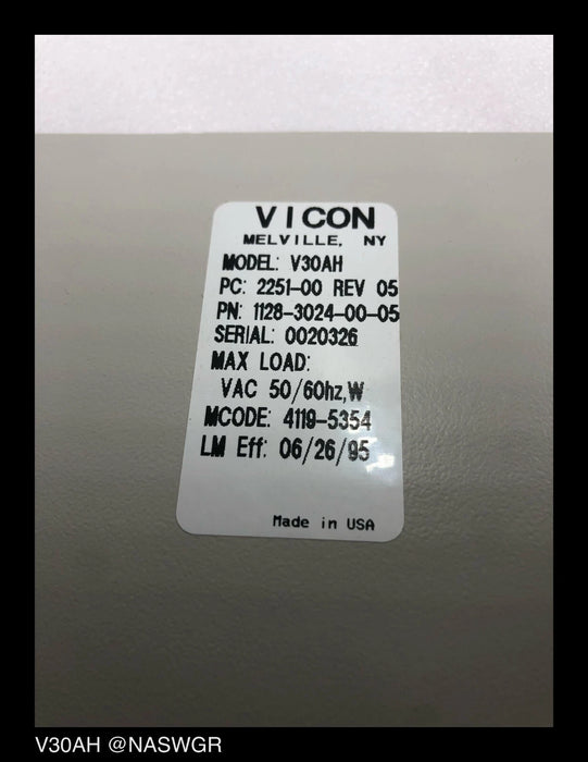 Vicon V30AH Mount - Unused Surplus